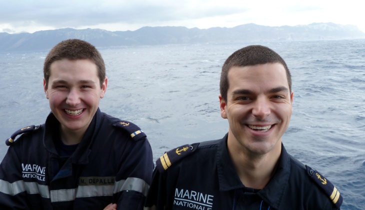 L'aspirant polytechnicien et l'officier en quatrième